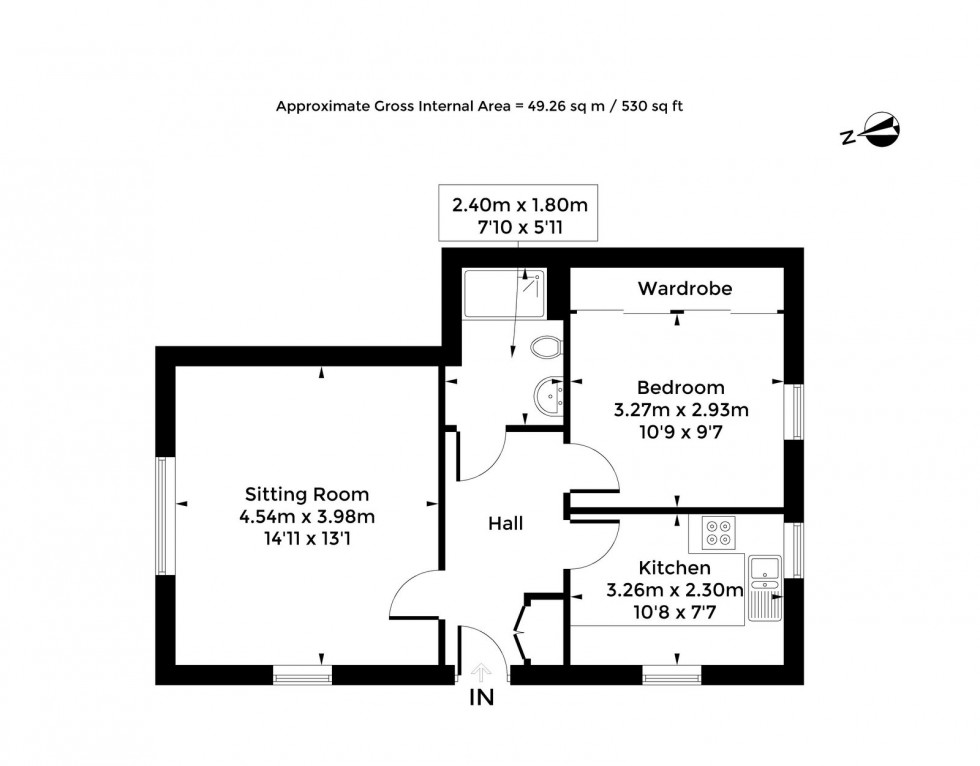 Floorplan for St. Johns Road, Wallingford, OX10 9AD