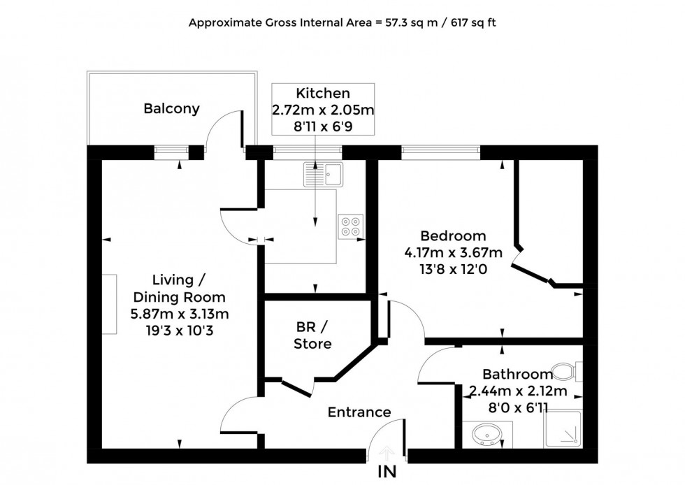 Floorplan for Greenwood Way, Harwell, Didcot, OX11 6GY