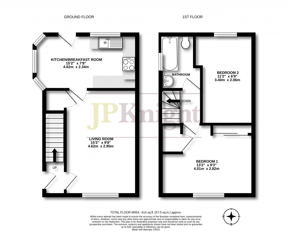 Floorplan for Foudry Close, Didcot