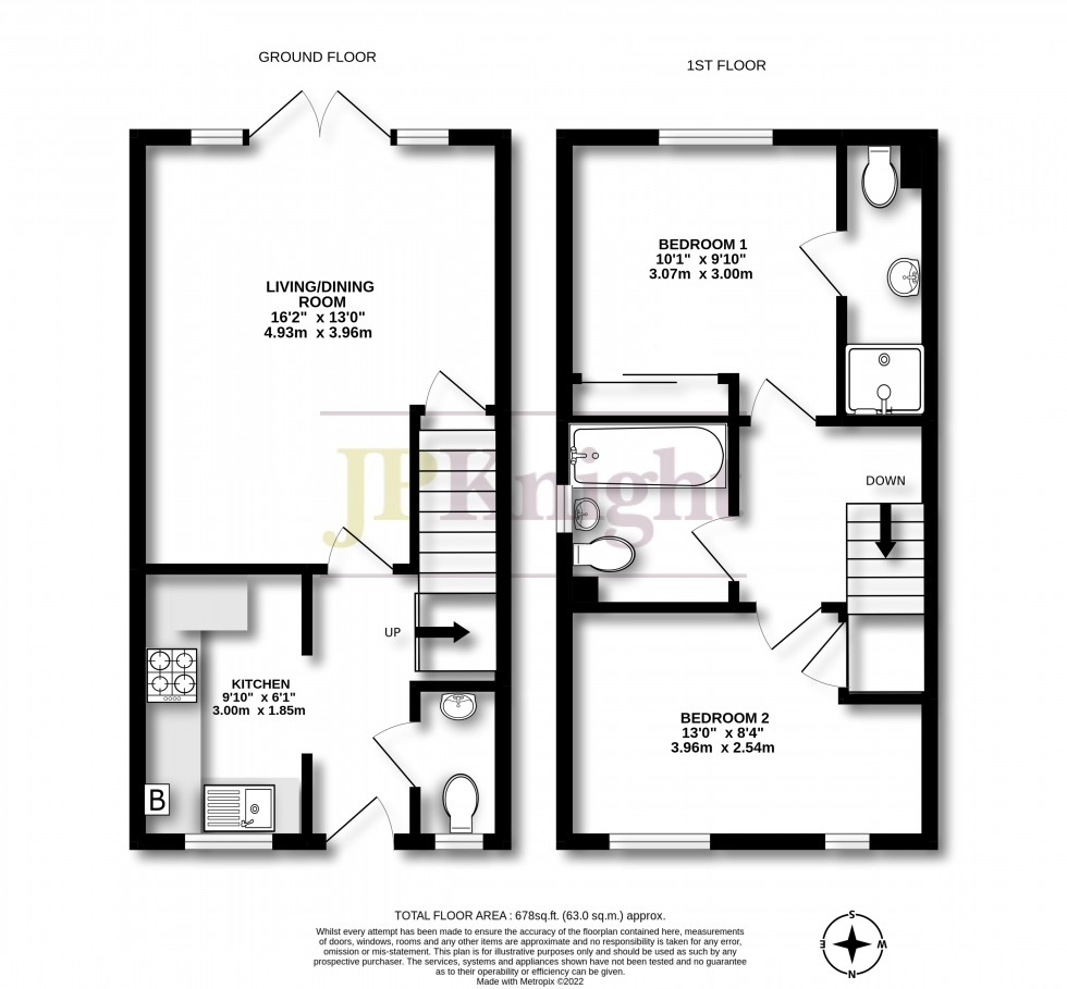 Floorplan for Osprey Place, Didcot