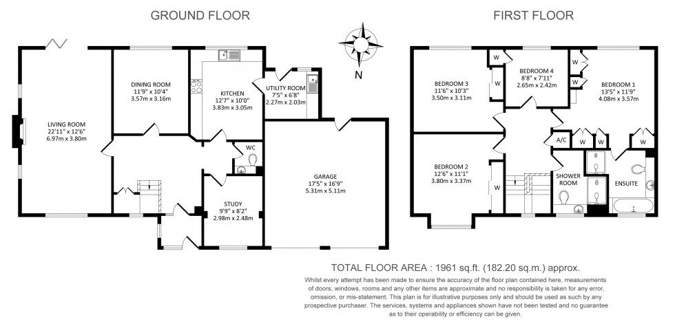 Floorplan for Monks Mead, Brightwell cum Sotwell