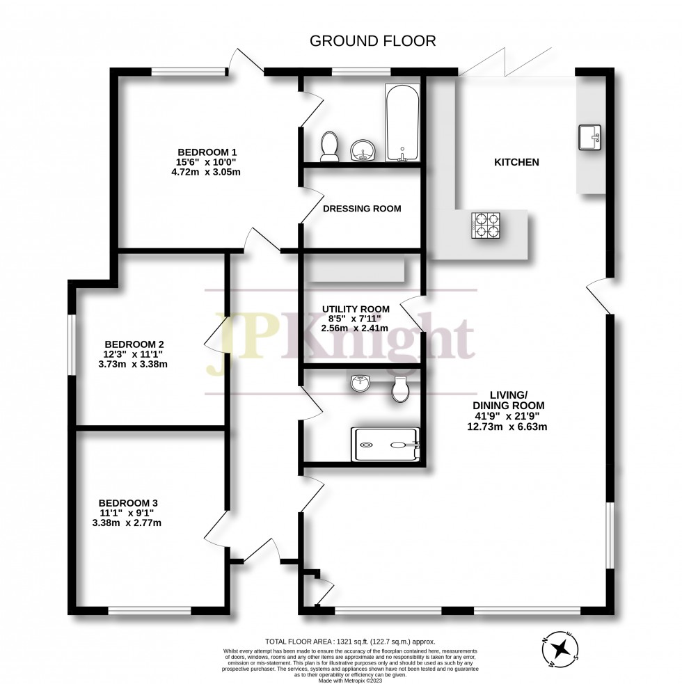 Floorplan for King Alfred Drive, Didcot