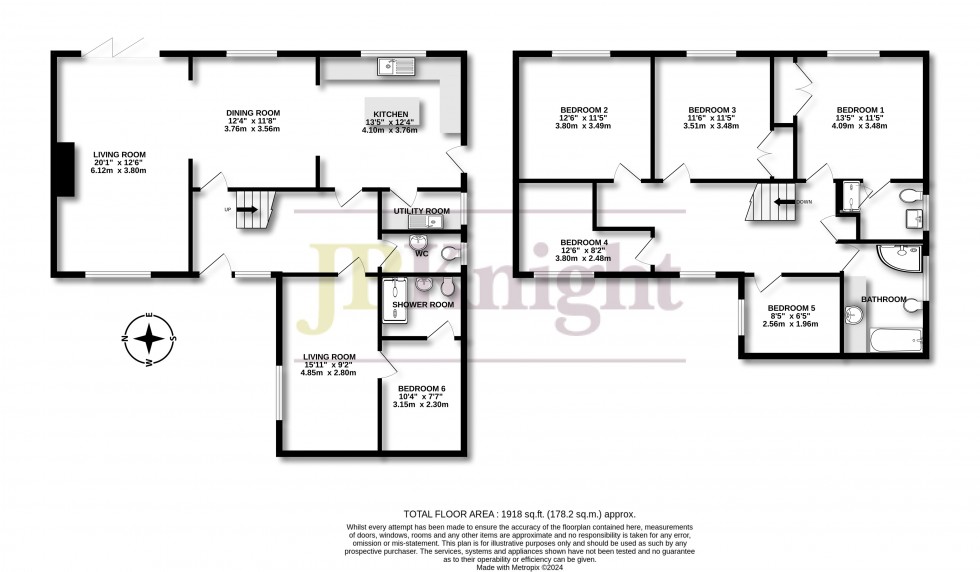 Floorplan for Foxhall Road, Didcot