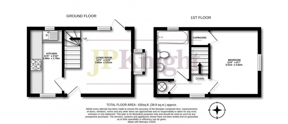 Floorplan for Ottery Way, Didcot